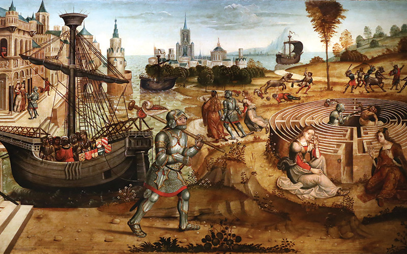 Laberinto en pintura